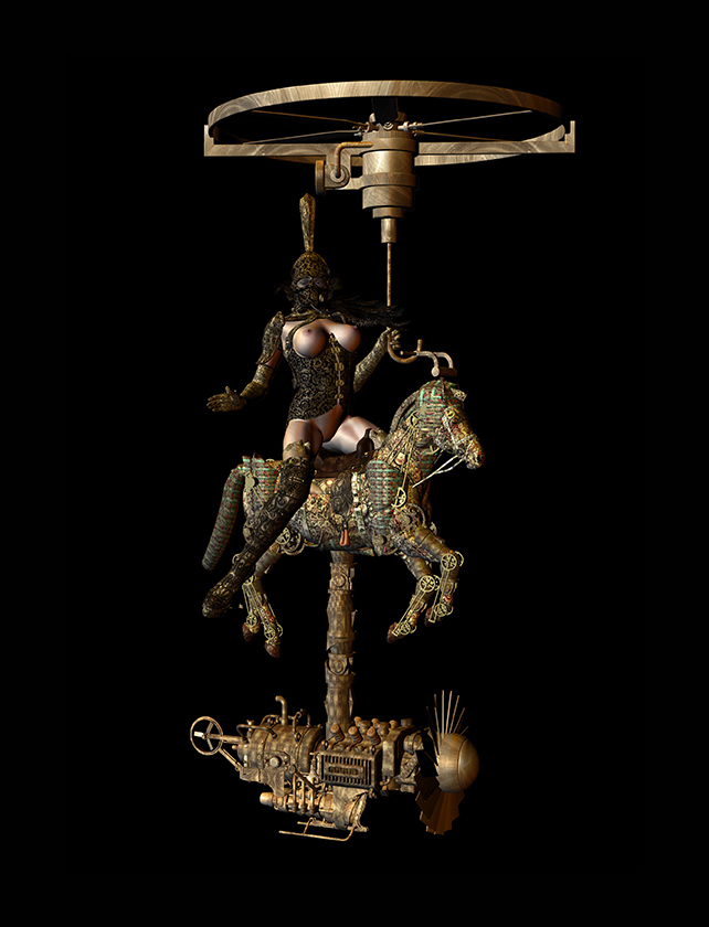 christian zanotto,leave the planet,red stamp art gallery,horse,cavallo